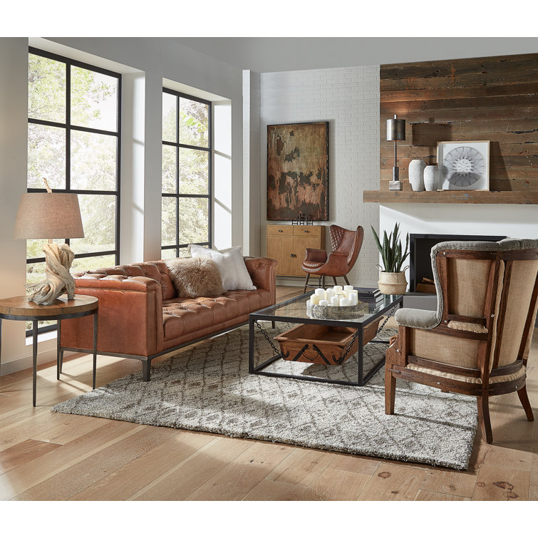 Sarreid Ltd Living Room Long Stanley Sofa Tan 29955, Hickory Furniture  Mart