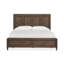 Lit coffre King avec 2 tables de chevet et commode à tiroirs avec miroir carré-1352798922-1352798960