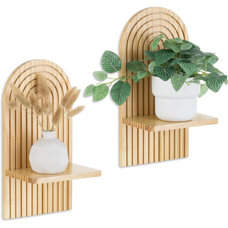 Wood Wall Sconce, Natural