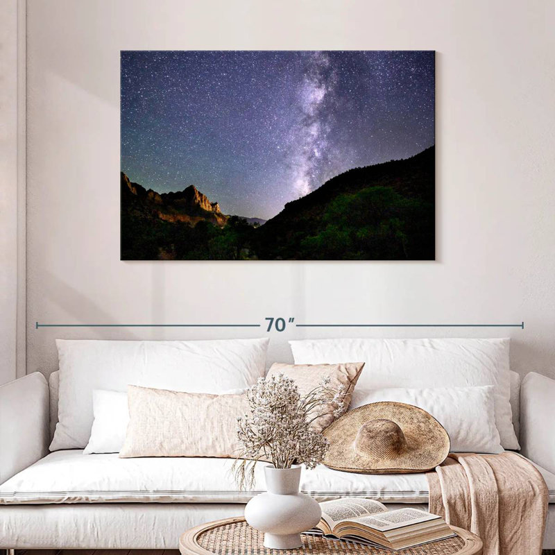 Oberle Milky Way Over Zion Park, 30" H x 45" W