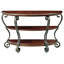 Table d'appoint avec tablettes ouvertes