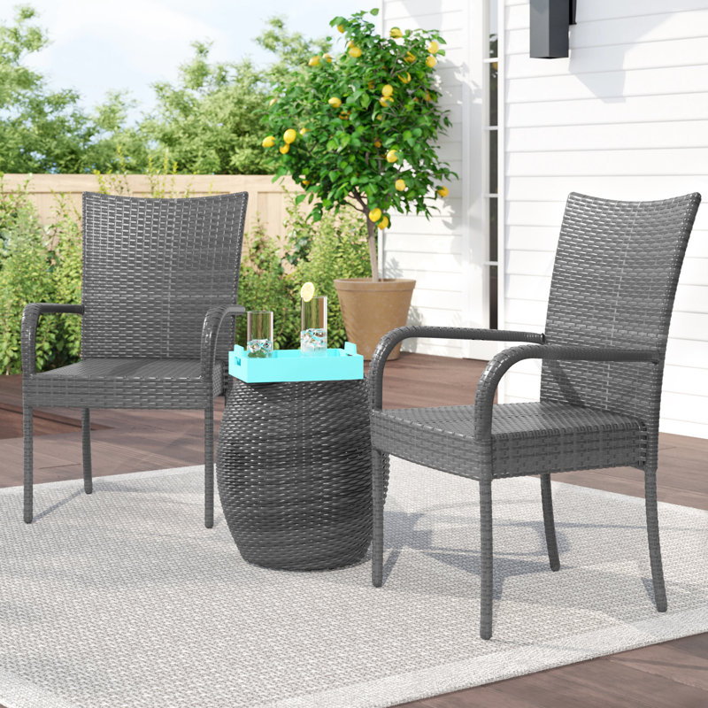 Amarye 2 - Person Patio Conversation Set, Gray