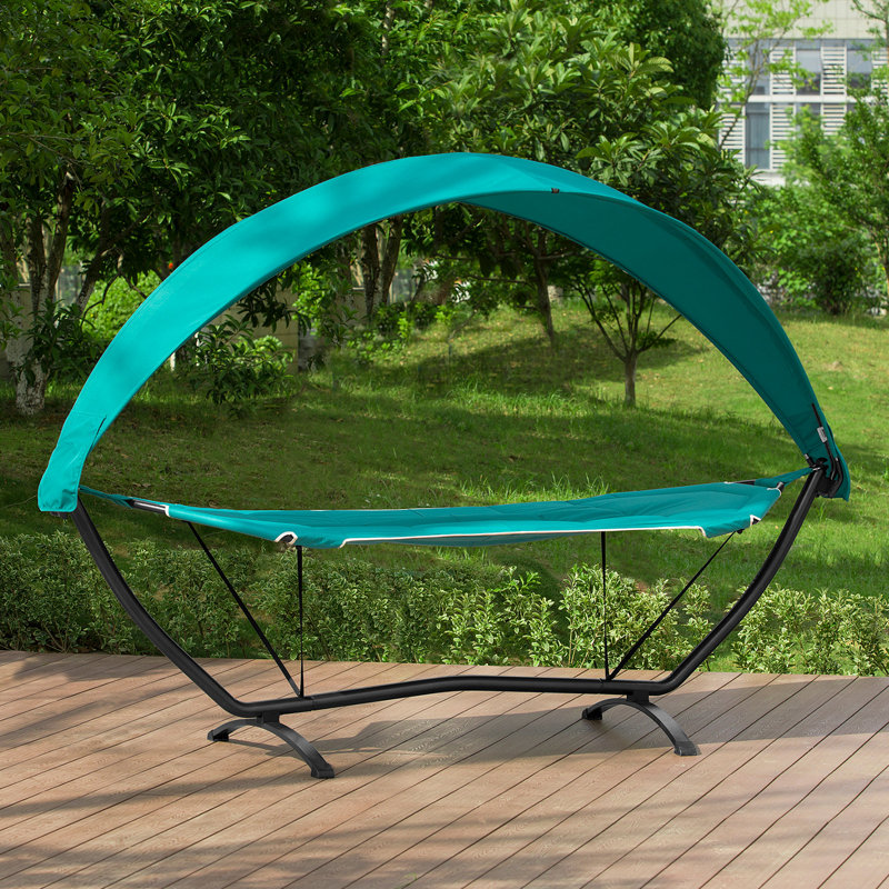 Gerhard Hammock with Stand, Turquoise
