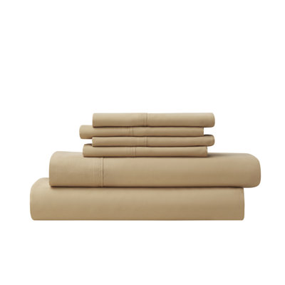 Rayon From Bamboo 2000 Thread Count 6-Piece Luxury Sheet Set, Cooling, 16 Inch Deep Pocket