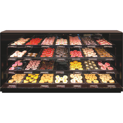 SP13464 Donut Coffee Shop Counter Stand In Cardboard Cutout Standee Standup