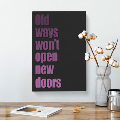 New Doors - Wrapped Canvas