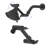 4 Inch Height & Angle Adjustable Universal Shower Head Extension Arm