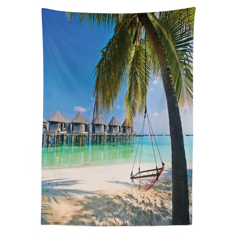 Nappe hamac sous les palmiers au paradis Beach, 84 po x 60 po