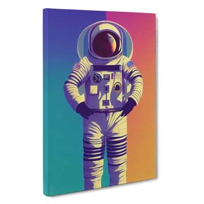 Cool Astronaut - Wrapped Canvas