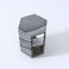 Table d'appoint, table de bout hexagonale pour le salon