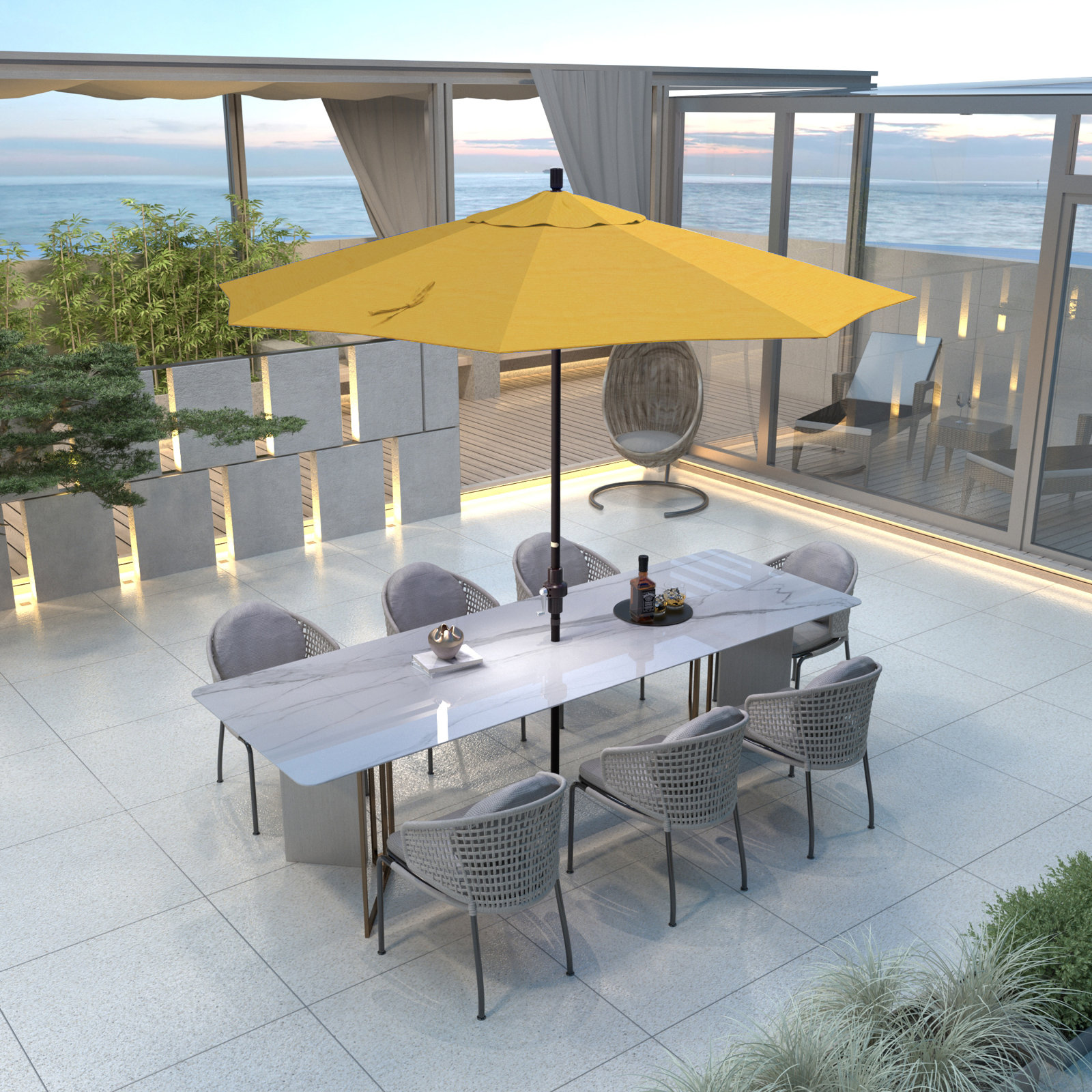 9' Umbrella, Lemon Performance