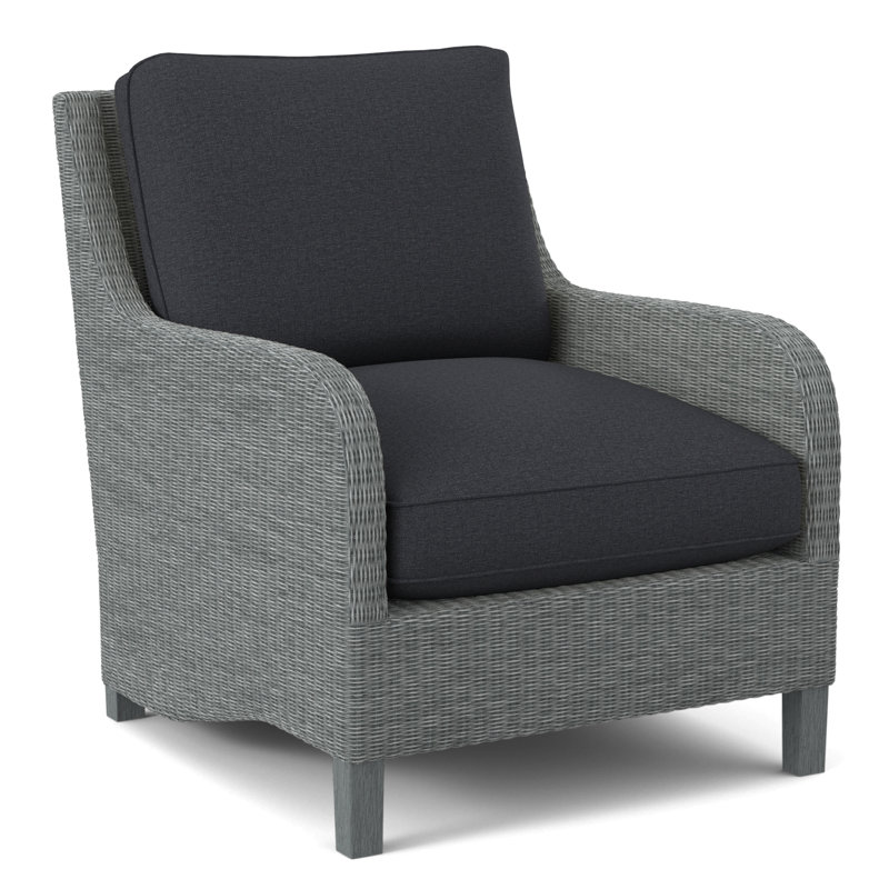 Gibraltar Armchair, Taupe Plaid; 0126-73, Nickel