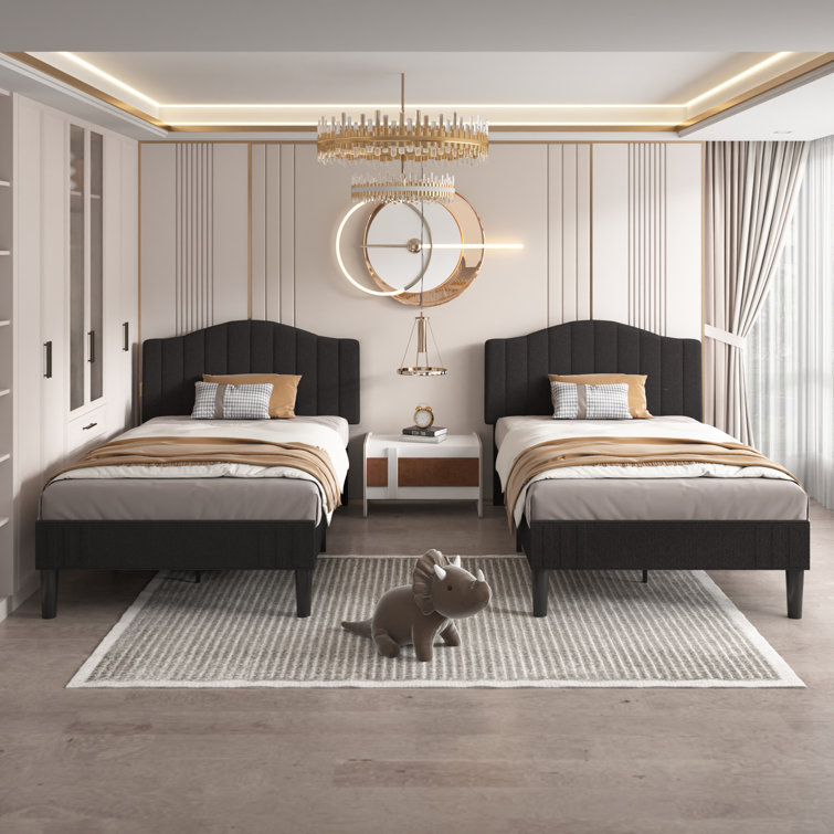 Cante Platform Bed with Adjustable Headboard