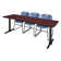 Neyland Cain T-Base Training Seminar Table & 3 Zeng Stack Chairs