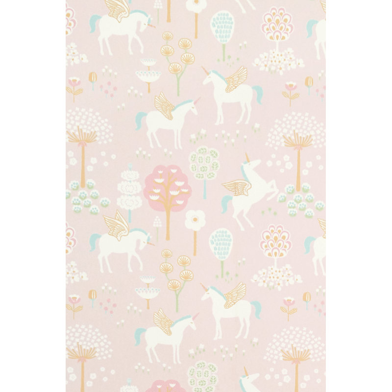 Papier peint True Unicorns, Light Pink