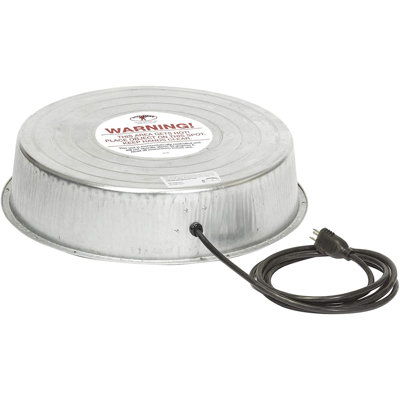 Base à eau chauffée pour poulets