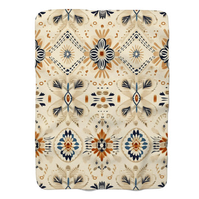Creamy Hues - 1 Piece Premium Sherpa Blanket