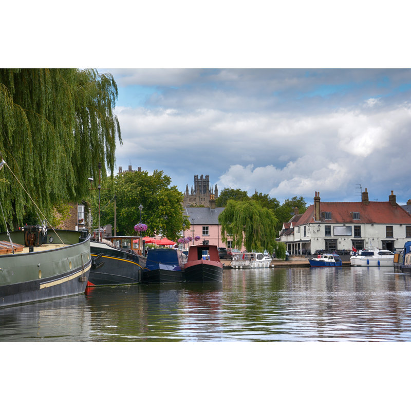 Ely In Cambridgeshire by Andy-Coleman - Wrapped Canvas Print, 20cm H x 30cm W