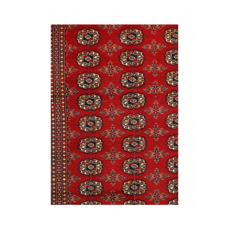 Tapis Bokhara finement noué à la main