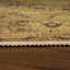 Tapis oriental jaune / brun en polyester tissé à la machine Hackett-650261146