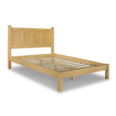 Lit plateforme en bois massif Shaker