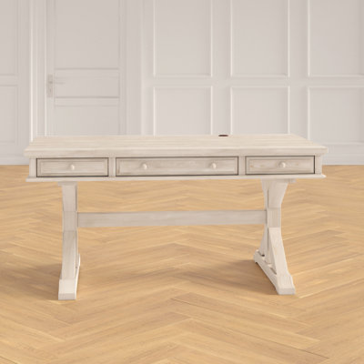 Brookstonval Solid Wood Writing Desk