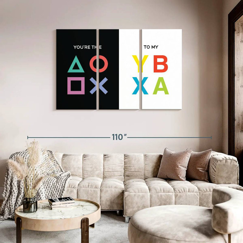 Keiraleigh Gamer Love Note, 48" H x 74" W