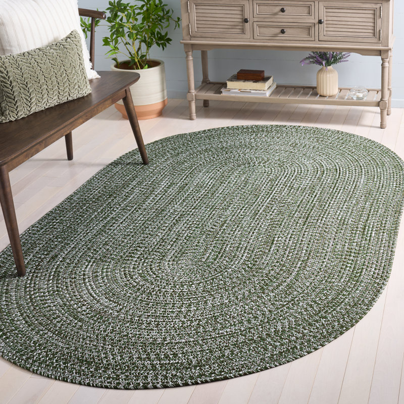 Tapis tissé à la main tressé à la main performance tressé 260, Ovale 5 pi x 8 pi