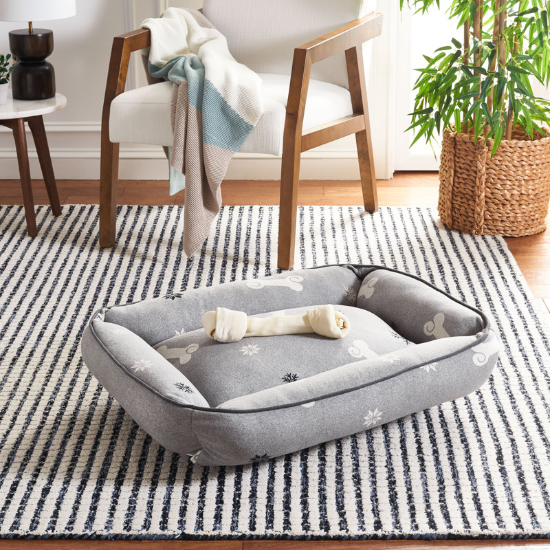 Lit pour animaux en coton, Grand (l 28 po x P 24 po x H 8 po)