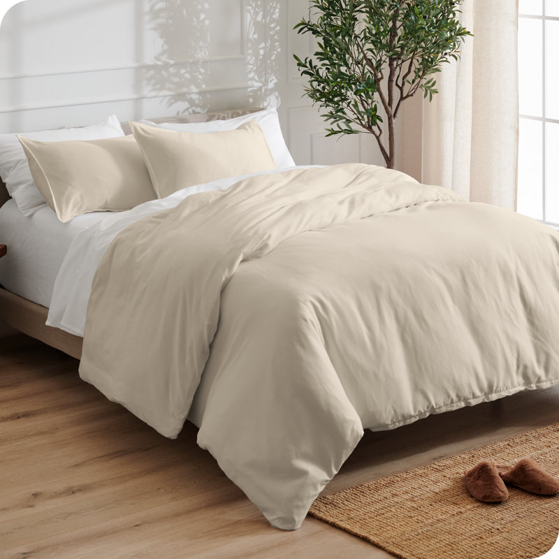Duvet Cover, Sand, Twin/TwinXL Duvet Cover + 1 Standard Shams