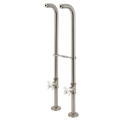 Conduite d'alimentation autoportante avec valve d'arrêt Kingston Brass Kingston