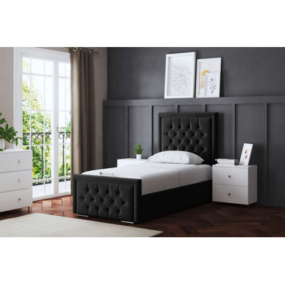 Allegra Upholstered Ottoman Bed with Headboard