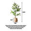 Pot de fleurs vert artificiel Bay Tree