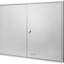 Armoire à clés murales - Capacité de 320 clés, acier gris, 57 cm (H) x 74 cm (L) x 8 cm (P), fixation compacte, rangement pour 320 clés, poids : 9,4 kg