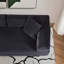 80,7 po. Canapé-lit en velours côtelé de 80,7 po avec 2 coussins et structure en métal-1436980776