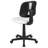 Meridian Mid-Back Swivel Mesh Task Office Chair with Pivot Back-382612510-382612505