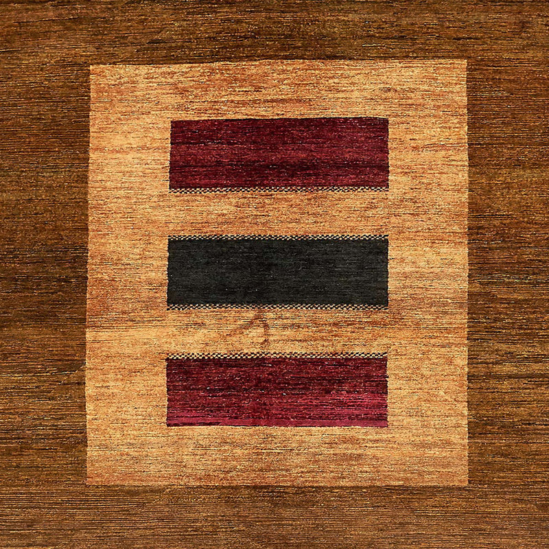 Tapis abstrait moderne 389, Carré 8 pi