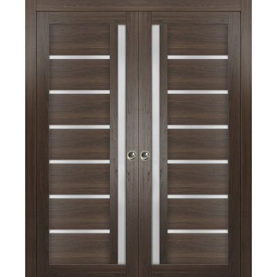 Portes coulissantes en bois givré Quadro