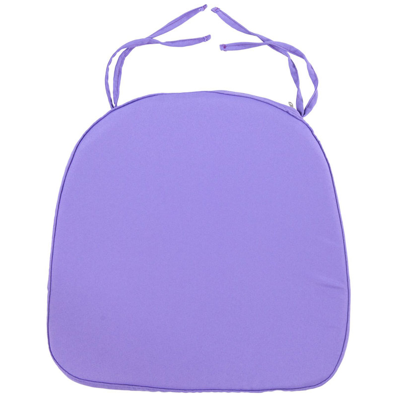 Coussin de chaise de salle à manger avec coussins de siège ergonomiques en mousse à mémoire de forme en polyester avec attaches