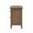 2-Drawer Nightstand With Round Bronze Pull Knobs