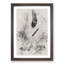 Cracked Acoustic Guitar Watercolour - Framed Print-56923463-56923465