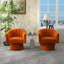 Fauteuil demi-tonneau pivotant de 25,2 po Iryanna-97755417-123185140