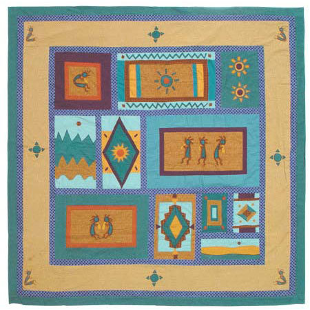 Cotton Patchwork Shower Curtain