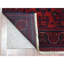 Tapis de couloir afghan rouge en laine Khamyab
