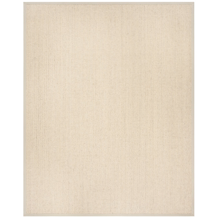 Goffe Natural Wool & Sisal Solid Color Rug