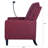 Adjustable Recliner Sofa with Cup & Phone Holder-1817672584