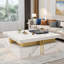 Table basse moderne avec rangement à 4 tiroirs et table basse contemporaine-708978063
