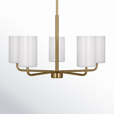 5 - Light Metal Dimmable Shaded / Spider Chandelier