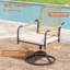 Ensemble repas pour 8 personnes avec chaises pivotantes en rotin-277548349
