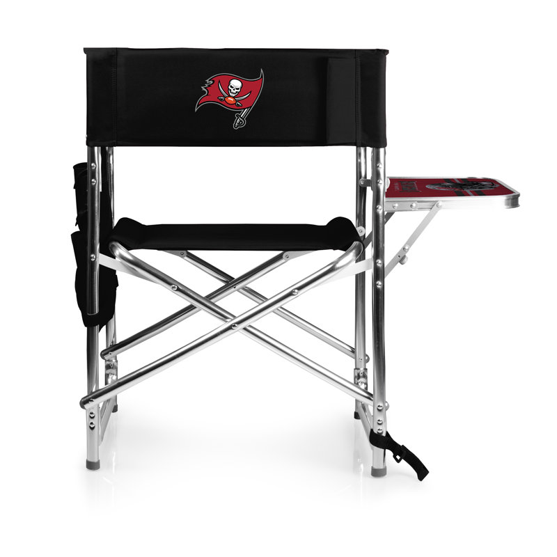 Folding Director Chair, Tampa Bay Buccaneers, Black